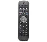 Ouitble Télécommande de rechange pour téléviseur Philips LCD LED Smart TV universelle avec 6 touches d'accès rapide