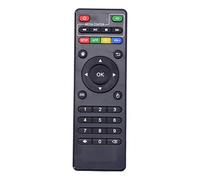 Ouitble Télécommande de Remplacement pour boîtier TV, Bouton en Silicone ABS, contrôleur IR Portable pour Android x96 x96mini x96w avec portée de 10 m et Batterie Non Incluse