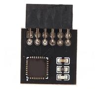 Ouitble TPM 2.0 Module Interface SPI Puce de sécurité Haute Performance Processeur crypté pour Carte mère Mémoire DDR4 Module SPI 12 Broches