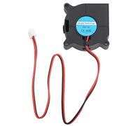 Ouitble Ventilateur Turbo 4020 DC, Ventilateur de Refroidissement Haute Performance, 40x40x20mm, Super Ventilation pour imprimantes 3D, ABS Noir, Fonction PWM (24V)