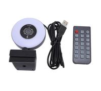 Ouitble Webcam 4K avec Lumière pour PC USB Web Cam Streaming Web Caméra AF Focus Auto avec Microphone Télécommande pour Ordinateur Portable de Bureau