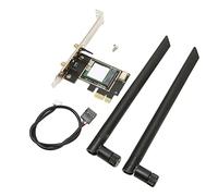 Ouitble Wireless Network Card High Speed Tri Band Bluetooth 5.2 WiFi 6E Adapter for PC Desktop with External Antennas Support Win10 Win11 Linux ChromeOS