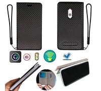 Oujietong Ojtong Coque pour Konrow Cool-K Bague de Protection en Silicone + Housse Etui avec Rabat Supérieur Case Noir