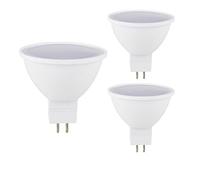 OUKAIDE Lot de 3 Ampoules LED MR16 GU5.3 7W Blanc Chaud 3000K MR16 Projecteur 70W Équivalent, Réflecteur Spot LED GU5.3 MR16 700LM AC 85-265V Non Dimmable