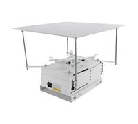 OUKANING Ascenseur de Plafond de Support d'ascenseur de projecteur motorisé 1M avec télécommande