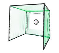 OUKANING Filet d'entraînement de golf - 2,5 x 2,5 x 2,5 m - Avec filet cible de 1,5 x 1,5 m - Cage de golf - Kit de simulateur pour débutants et professionnels - Jardin