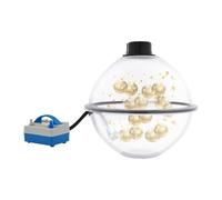 OUKANING Kit de remplissage de ballons avec pompe à air 2 en 1 600 W 45 pièces 5 ouvertures Expander pour Bobo+Latex