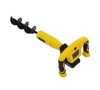 OUKANING Tarière électrique sans fil 20 V 350 W, couple 7 Nm, silencieuse et légère 2,8 kg, pour jardin, trous de plantation, trous de pelouse, avec protection contre les surcharges et verrouillage de