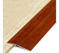 OUKEJNM Bande de séparation de sol en vinyle auto-adhésive Réducteur de bord de porte stratifié Hauteur inférieure à 1,9 cm Motif grain de bois G 16 à 20 mm