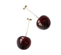 Ouken Mode Simplement Boucles d'oreilles Creative Cerise Forme Oreille Ongles Mode Vêtements Accessoires Oreilles Stud Femmes Boucles d' pour Party Weddings 1pair Style Oreille Ongles
