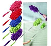 Ouken Télescopique Microfibre Chiffon de Nettoyage Extendable Accueil Cleaner Voiture Poignée de poussière plumeau espanador staubwedel plumeau poussi