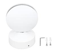 OUKENS Applique Murale, Applique Murale LED en Aluminium Blanc 10W, Applique Murale d'Eclairage à 360 Degrés pour Patio Cuisine Salle de Bain AC85-265V(lumière Blanche)