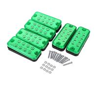 OUKENS Lampes de gabarit latérales, 6 pièces 8 LED dégagement latéral indicateur de feu de position lampe camion remorque(Vert)