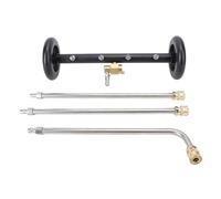 OUKENS Nettoyeur de Train de roulement de Nettoyeur Haute Pression de 6 Pouces avec 3 Baguettes d'extension 4000 PSI sous Le Balai à Eau de Lavage de Voiture pour camions SUV