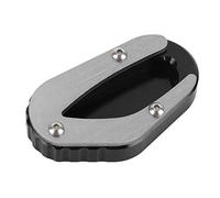 OUKENS Support de Moto, béquille latérale de Moto agrandir l'extension de béquille de Coussin adaptée pour Triumph Bonneville T100/T120(Titane)