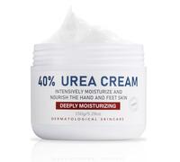 OUKEYA Crème d'Uree 40%, Crème Pieds Très Secs et Abîmés, Réparatrice Hydratante pour Crevasses Mains, Crème Gerçures Engelures, Soins Intenses Mains et Pieds, Nourrissante Crème Corps,Force Maximale