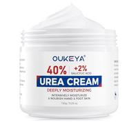 OUKEYA Crème d'Urée Nouvelle Formule, 40% Urée, Crème Pieds et Mains pour Talons Crevassés et Peau Sèche, Hydratante Réparatrice, Soin Anti-Callosités, NEW FORMULA Urea Cream 40%