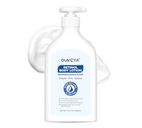 OUKEYA Retinol Body Lotion 500ml, Lotion Corporelle Hydratante au Rétinol et Vitamine E pour Peau Douce et Soyeuse, Bodylotion Quotidienne avec Extraits Botaniques, Retinol Cream Grand Format