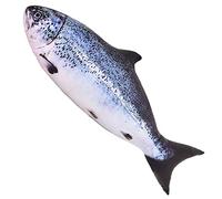OUKEYI 80,9 cm (80 cm) Poisson en peluche décoratif doux Poisson décoratif surdimensionné Cadeau créatif pour la maison (Salmon)