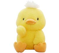 OUKEYI Canetons en peluche doux, canard en velours doux pour les tout-petits enfants, garçons et filles (jaune, 23 cm)
