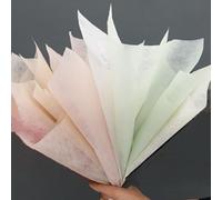 OUKEYI Lot de 200 feuilles de papier d'emballage en coton coréen de papier d'emballage floral non tissé imperméable plissé et amovible pour bouquet de fleurs