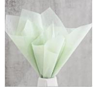 OUKEYI Lot de 40 feuilles de papier floral en coton coréen, imperméable, pliable, vert menthe, parfait pour les mariages, les anniversaires et les anniversaires