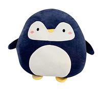 OUKEYI Oreiller câlin doux en peluche pingouin mignon en peluche, jouet en peluche, cadeau pour filles, garçons, anniversaire, Saint-Valentin, Noël, voyage, vacances, 40,6 cm