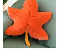OUKEYI Oreiller en Peluche 3D en Forme de Feuille d'érable en Forme de Feuille d'érable pour décoration de Chambre