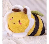 OUKEYI Oreiller en peluche doux en forme d'abeille de 30,5 cm, cadeau pour fête d'anniversaire, Noël, Saint-Valentin
