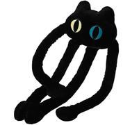 OUKEYI Oreiller en peluche en forme de chat en forme de pieuvre à longues pattes - Jouet en peluche doux - Cadeau pour homme, femme, enfant - 100 cm