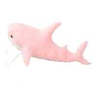 OUKEYI Oreiller en peluche en forme de requin géant de 76,2 cm, doux et confortable, cadeau pour enfants (rose)