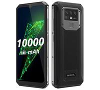 OUKITEL 10000mAh Batterie Téléphone Débloqué K15 Plus, Charge Rapide 18W+Charge Inverse, 3Go+32Go, Triple Caméra 13MP, Smartphone Android 10, Écran 6,52’’ HD+, Face ID+Empreinte Digitale NFC Noir