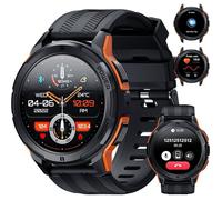 Oukitel Bt10 Montre Connectée Pour Homme Avec Appels Bluetooth, Écran Amoled De 1,43"", Batterie 410 Mah, Étanche 5 Atm Avec Monite