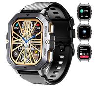 OUKITEL BT101 Montre Connectée Homme 2.02" AMOLED Montre Connectée Tendance avec Appel Bluetooth Smartwatch 5ATM Étanche 410mAh 120+ Modes Sportifs