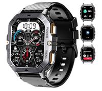 OUKITEL BT101 Montre Connectée Homme 2.02" Montre Connectée Tendance avec Appel Bluetooth Smartwatch 5ATM Étanche 410mAh 120+ Modes Sportifs