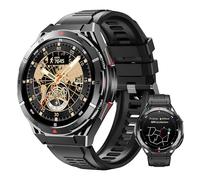OUKITEL BT12 Montre Connectée Homme, Écran AMOLED de 1,43 Pouces, Surveillance de la Fréquence Cardiaque, Mode Sport 150+, Batterie 480mah. Montre de Sport GPS pour iOS et Android