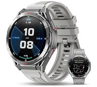 OUKITEL BT12 Montre Connectée Homme, Écran AMOLED de 1,43 Pouces, Surveillance de la Fréquence Cardiaque, Mode Sport 150 +, Batterie 480mah. Montre de Sport GPS pour iOS et Android