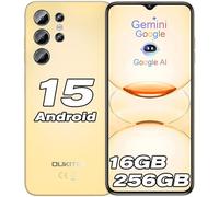 OUKITEL C1 Pro Telephone Portable Android 15, 16GO+256GO/1TO Smartphone Pas Cher, 6.52" HD+ Écran, Batterie 5150mAh, Caméra 13MP Téléphone, Dual 4G SIM/Fingerprint/OTG/Prise 3.5mm/3 Card Slots