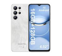 OUKITEL C1 Téléphone portable Android 6.52"" HD 16Go RAM+128Go ROM Grand Batterie Caméra Octa-Core - Blanc