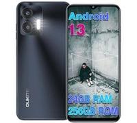 OUKITEL C35 Telephone Portable 24Go+256Go Écran 6.56"" 5150mAh Smartphone Pas Cher Android 13 Caméra 50MP Double SIM 4G/GPS Vert