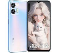 OUKITEL C35 Telephone Portable 24Go+256Go Écran 6.56"" 5150mAh Smartphone Pas Cher Android 13 Caméra 50MP Double SIM 4G/GPS Bleu
