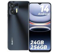 OUKITEL C36 256Go Téléphone Portable Android 14, 24Go+256Go/1To, 6.56" HD+ 90Hz Écran, Smartphone Pas Cher 5100mAh, Camera 13MP+5MP, Smartphone Double SIM/Empreinte Digitale + Identification faciale