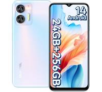 OUKITEL C36 Plus Smartphone 4G - 24Go + 256Go - 5150mAh - HD 6.52"" - 13MP - Android 14 - Téléphone Portable GPS Double SIM 4G - Bleu