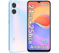 OUKITEL C36 Smartphone, 256Go RAM - 24(8+16)Go RAM - 5150mAh - Écran 6.52"" - Android 14 - 13MP+ 5MP - Double SIM 4G - GPS - Bleu