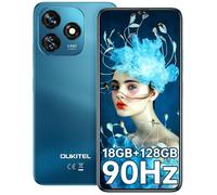 OUKITEL C51 Smartphone 18Go +128Go 6.8"" 5150mAh 13MP Téléphones Portable Android 14 GPS Double SIM 4G Face ID/GPS- Bleu