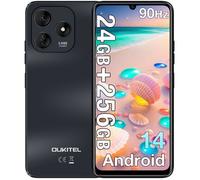 OUKITEL C51 Smartphone, 24(8+16)Go+ 256Go, 5150mAh, 13MP, Écran 6.8""HD+ 90Hz, Téléphone Portable Pas Cher OTG/GPS/Deux SIM Noir