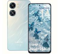 OUKITEL C58 Pro Smartphone Pas Cher Android 14-24Go + 256Go/TF 1To, Écran 6.7 Pouces HD+ 90Hz, Octa Core 5150mAh, 50MP Telephone Portable, Dual SIM 4G, Fingerprint/Face ID/95 DB/WiFi 5G/3.5 mm/NFC