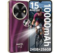 OUKITEL C59 Pro Android 15 Téléphone Portable Débloqué - 24Go + 256Go/1To 6.88 Pouces HD+ 90Hz, 10000mAh 120 LM 13MP, Smartphone, 171.2*77.8*13.4mm, poids 293g Dual SIM 4G,Fingerprint/Face ID/GPS/NFC