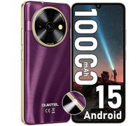 OUKITEL C59 Telephone Portable Pas Cher Android 15 2025, 10000mAh/18W Smartphone Débloqué 120 Lumens, 6.88" HD+ 90Hz Téléphone Débloqué, 16Go+128Go/TF 1To, 13MP+5MP, Dual SIM/Face ID/Fingerprint/GPS