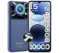 OUKITEL C60 Pro Telephone Portable Android 15-24GO +256GO/1TO, Smartphone Pas Cher 10000mAh/18W, Écran 6.88" HD+ 90Hz, Téléphone Débloqué 110dB Haut-Parleur, 120 Lumens/4G Dual SIM/NFC/GPS,Bleu